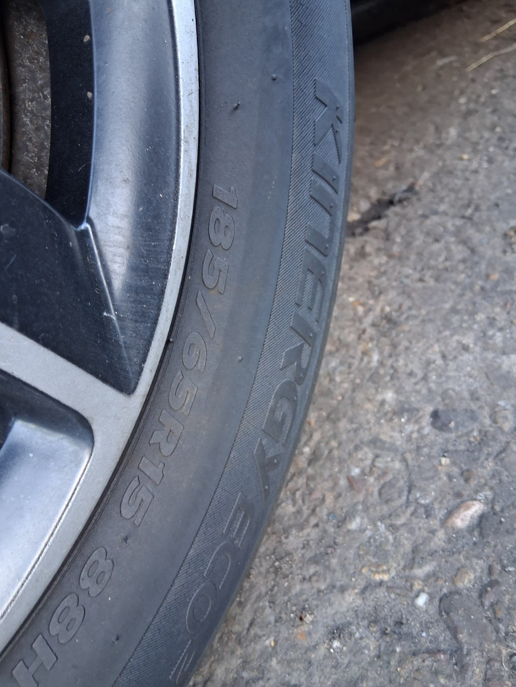 2014 PEUGEOT 208 15 INCH STEEL WHEEL WITH TYRE 185/65R15