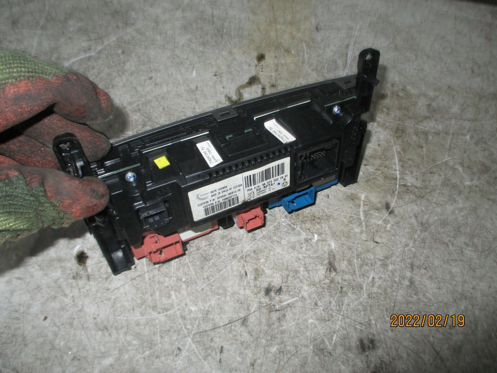 PEUGEOT 407 2004 HEATER AC CLIMATE CONTROL PANEL 96573322YW