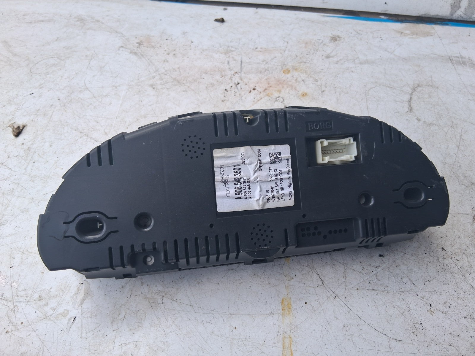 2010 MERCEDES BENZ SPRINTER W906 2.1 DIESEL MAN SPEEDOMETER INSTRUMENT CLUSTER