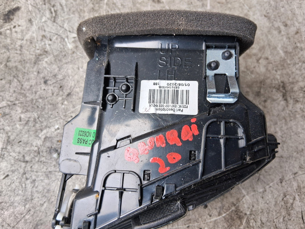 2020 NISSAN QASHQAI J11 MK2 NSF PASSENGER SIDE FRONT LEFT AIR VENT 68761HV50B