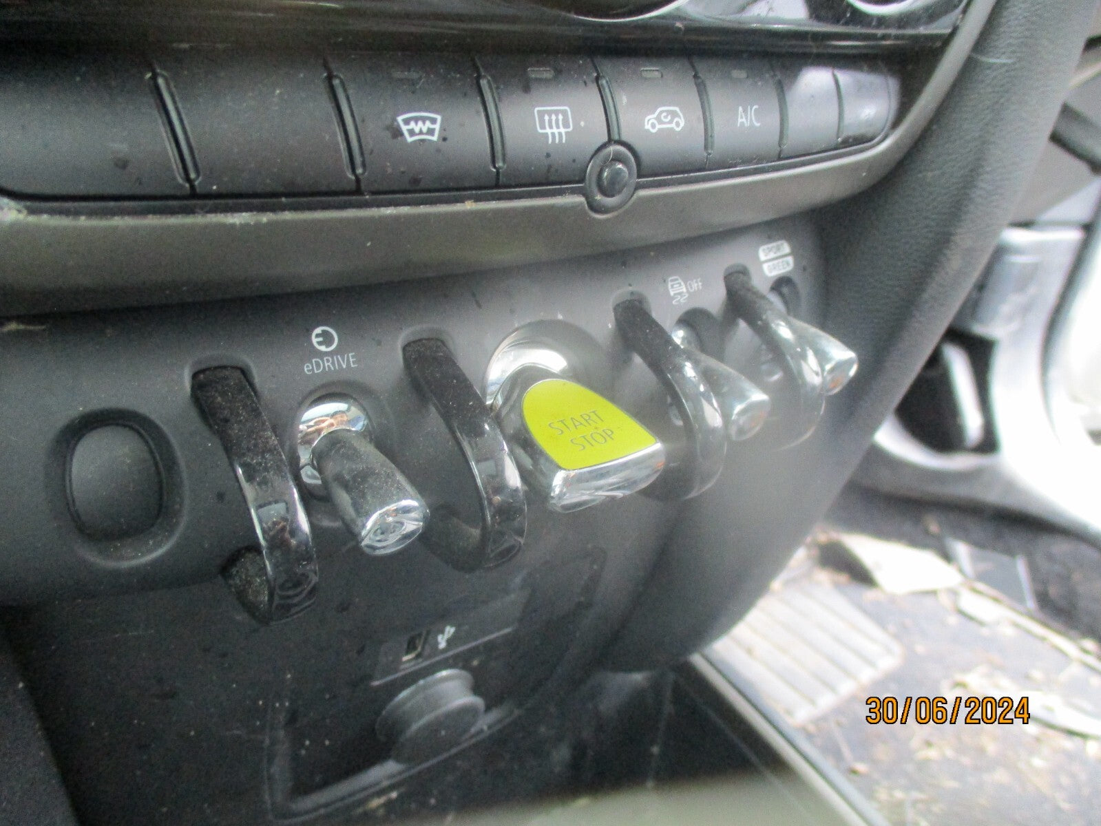 BMW MINI COUNTRYMAN F60 2021 START STOP BUTTON SWITCH PANEL