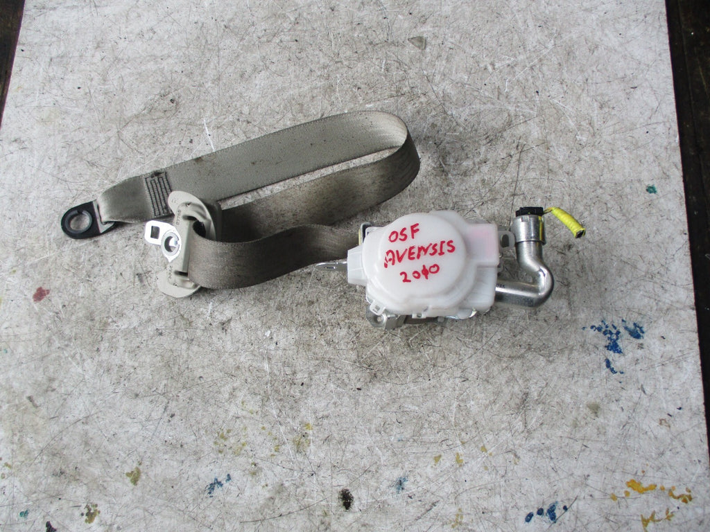 TOYOTA AVENSIS MK3 2010 OSF DRIVER SIDE FRONT SEAT BELT 7P1510P