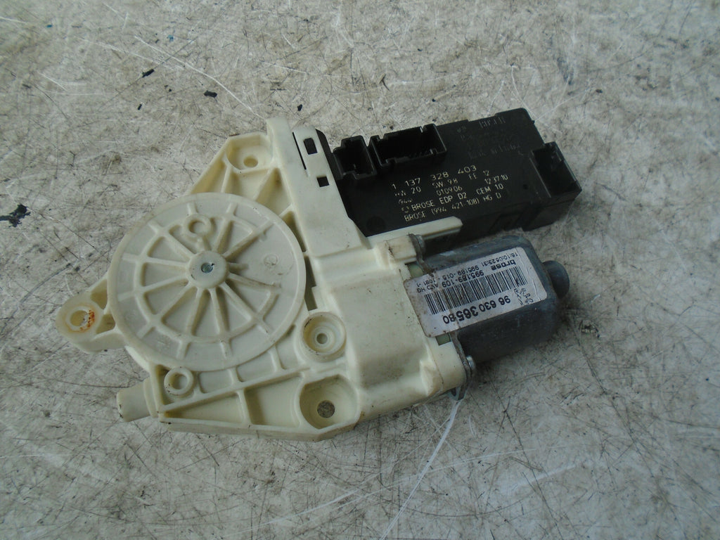 PEUGEOT 407 2006 2.0 DIESEL OSF DRIVER SIDE FRONT WINDOW MOTOR 9663036580