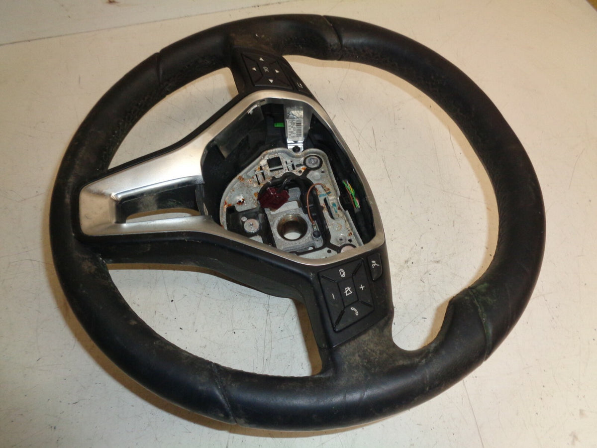 MERCEDES BENZ A CLASS W176 MULTI FUNCTION STEERING WHEEL LEATHER WHEEL
