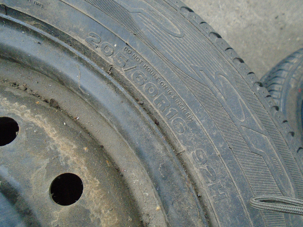 NISSAN PREMIRA 2002-2006 16 INCH STEEL WHEEL WITH TYRE 205/60R16