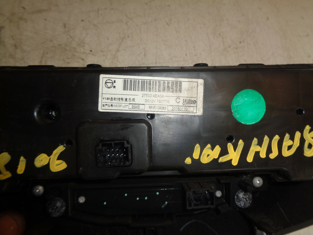 NISSAN QASHQAI J11 MK2 2018 HEATER AC CLIMATE CONTROL SWITCH 275004EA0A
