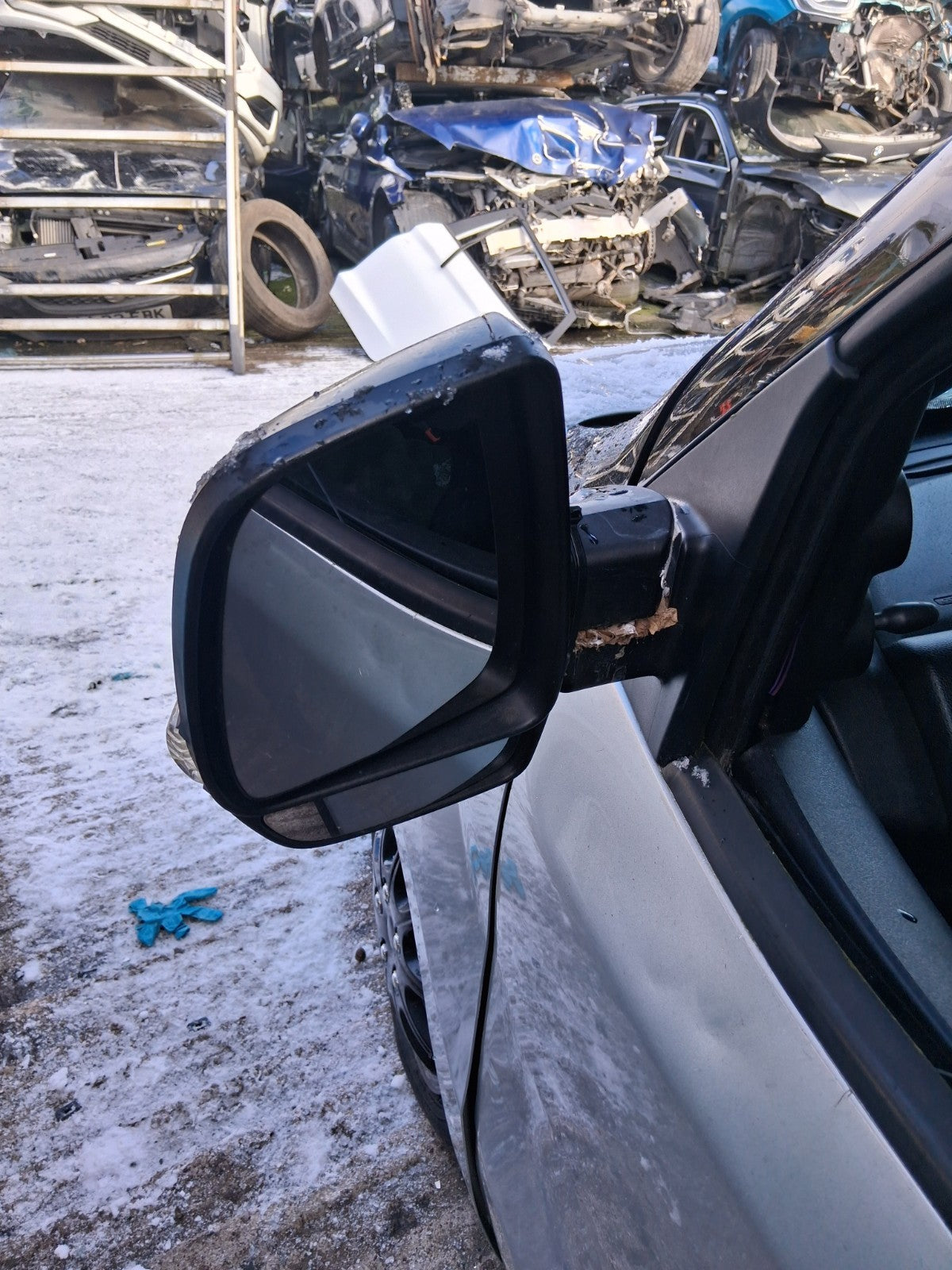 2015 VAUXHALL COMBO D NSF PASSENGER SIDE FRONT LEFT WING MIRROR BLACK