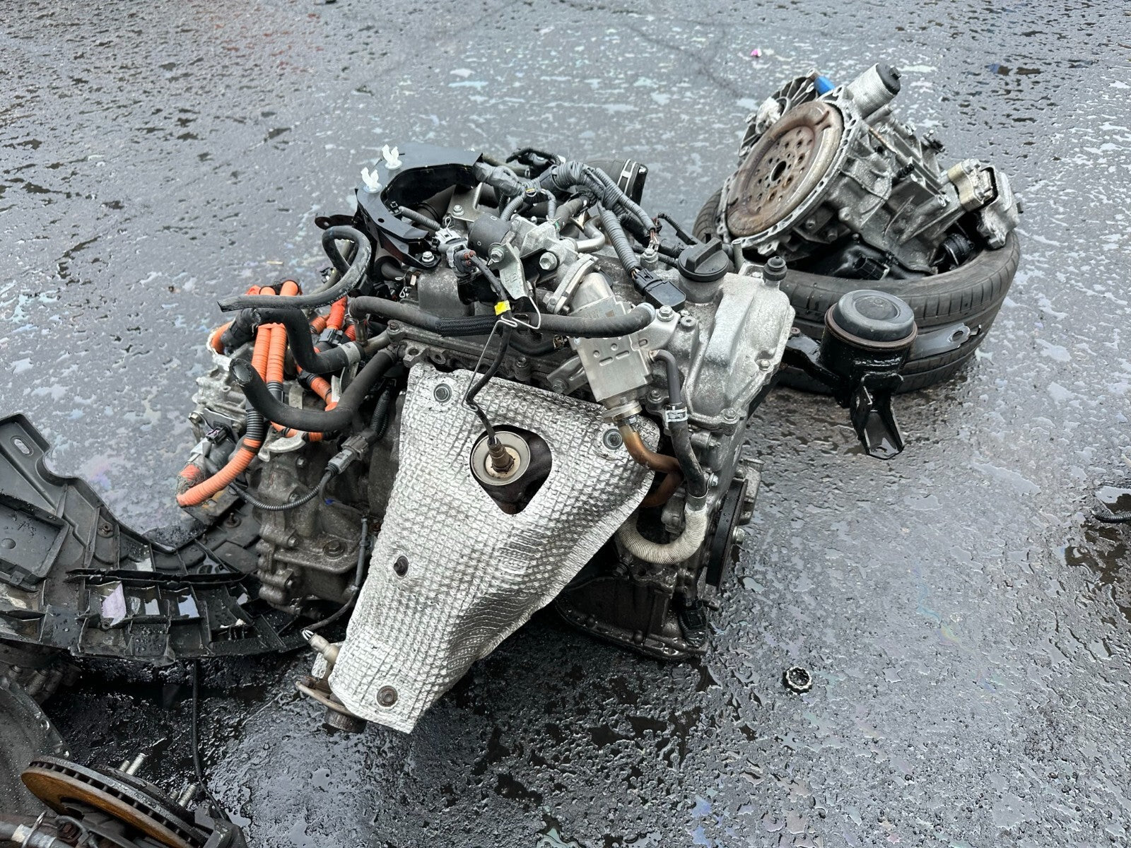 2014 TOYOTA YARIS MK3 1.5 PETROL ENGINE COMPLETE 1NZ FXE 1NZ-FXE 55K MILES