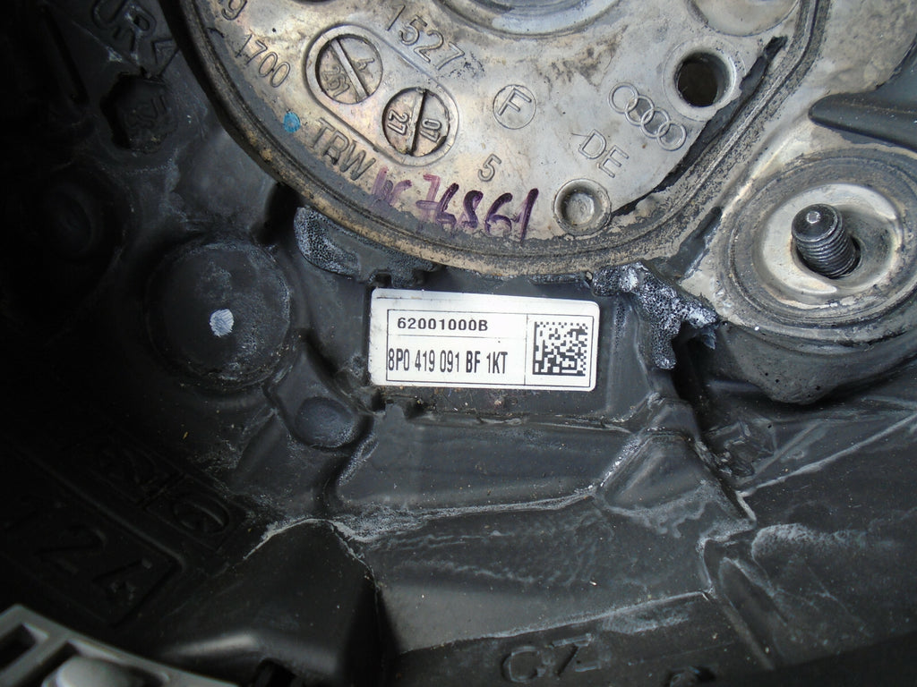 AUDI A4 2007 B7 LEATHER 4 SPOKE STEERING WHEEL