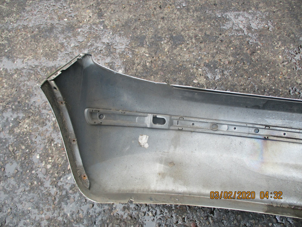 SKODA FABIA 6Y 2006 COMPLETE REAR BACK PLASTIC BUMPER SILVER GREY