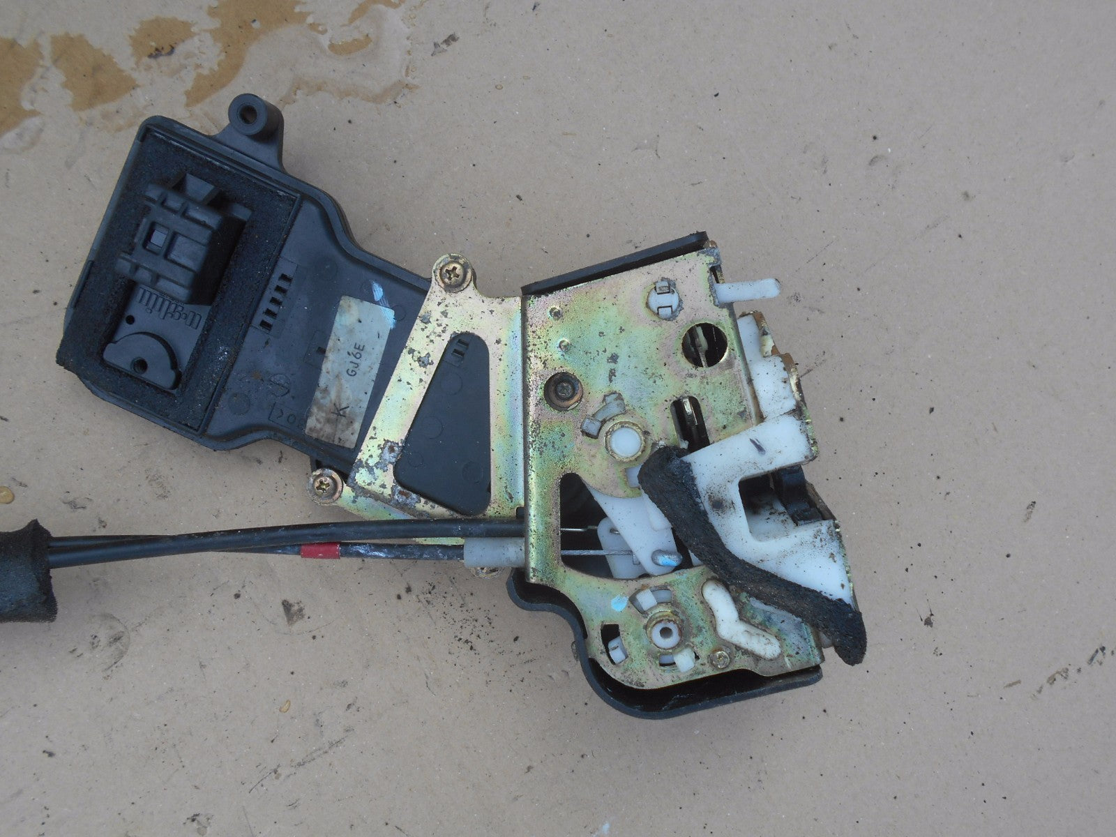 MAZDA 6 GG 2003 NSR PASSENGER SIDE REAR DOOR LOCK MECH MECHANISM