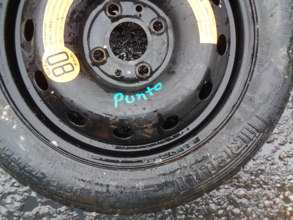 FIAT PUNTO MK2 2004 4 STUD STEEL WHEEL WITH TYRE 135/80B14