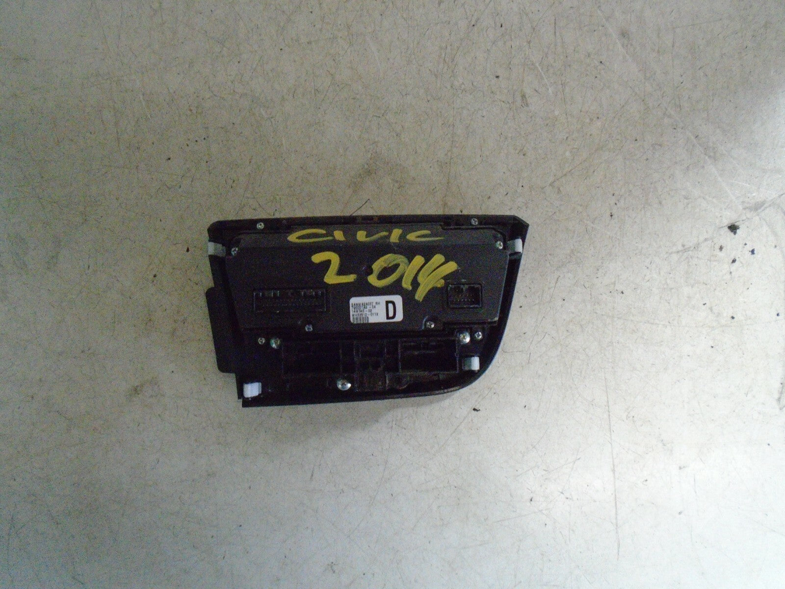 HONDA CIVIC 2014 MK9 HEATER CONTROL SWITCH PANEL 79600TA9E4
