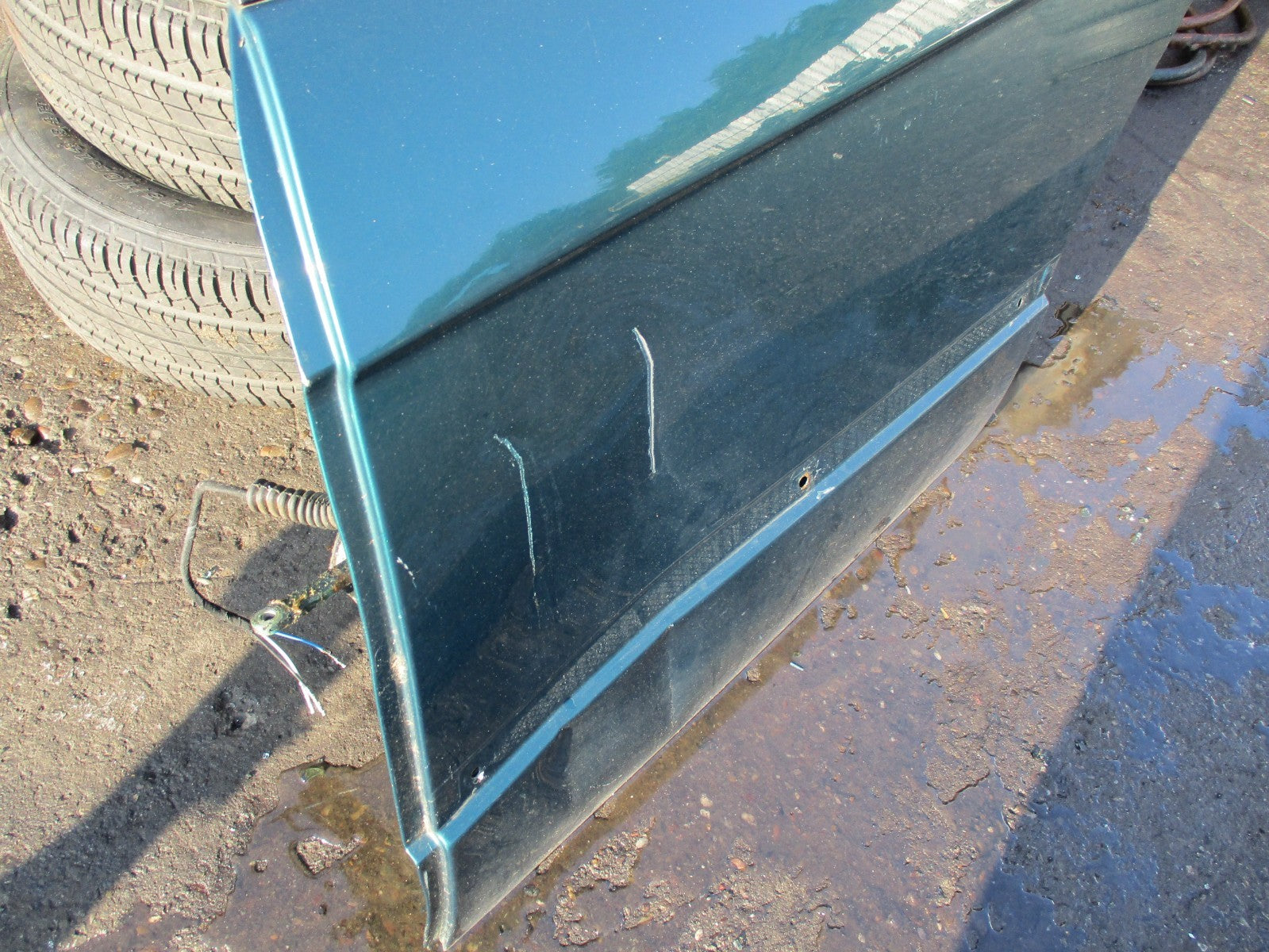 BMW 3 SERIES E30 TOURING ESTATE NSR PASSENGER SIDE REAR DOOR BARE GREEN