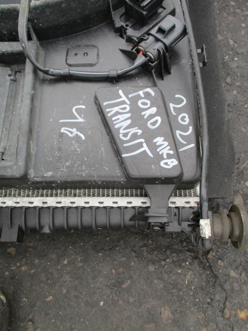 2021 FORD TRANSIT 350 MK8 2.0 DIESEL RADIATOR RADPACK GK218C342BC BK218C607DA