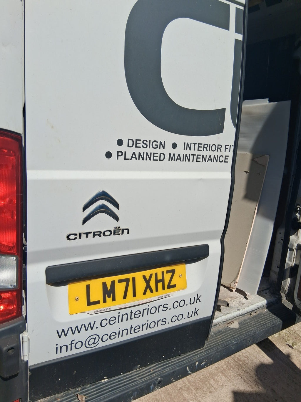 2021 CITROEN RELAY MK3 NSR PASSENGER SIDE REAR COMPLETE DOOR WHITE