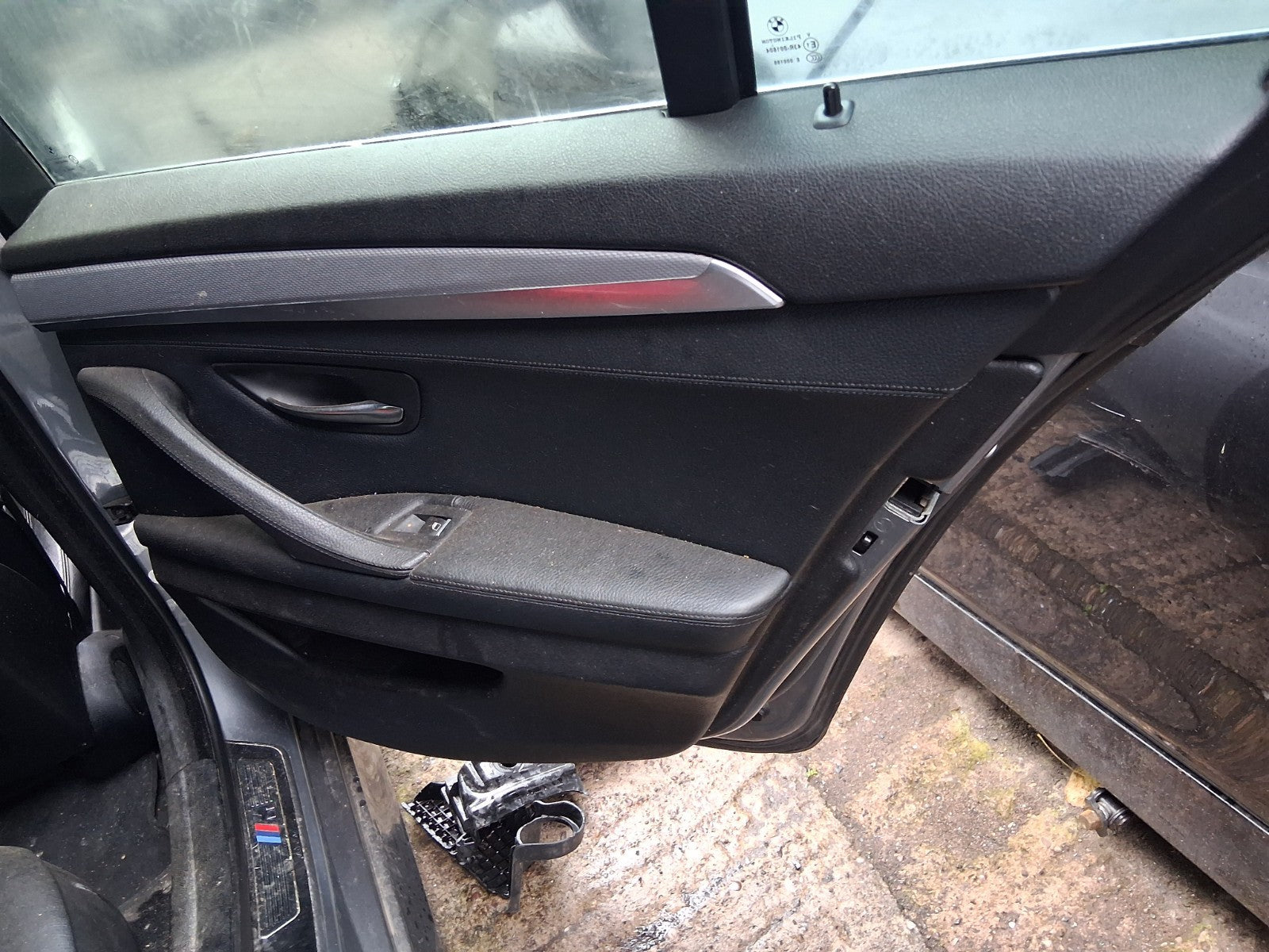 2010 BMW 5 SERIES F10 M SPORT OSR DRIVER SIDE REAR RIGHT DOOR CARD PANEL