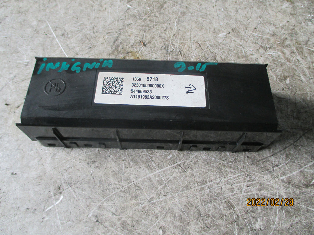 VAUXHALL INSIGNIA 2015 HEATER AC CLIMATE CONTROL MODULE 13595718