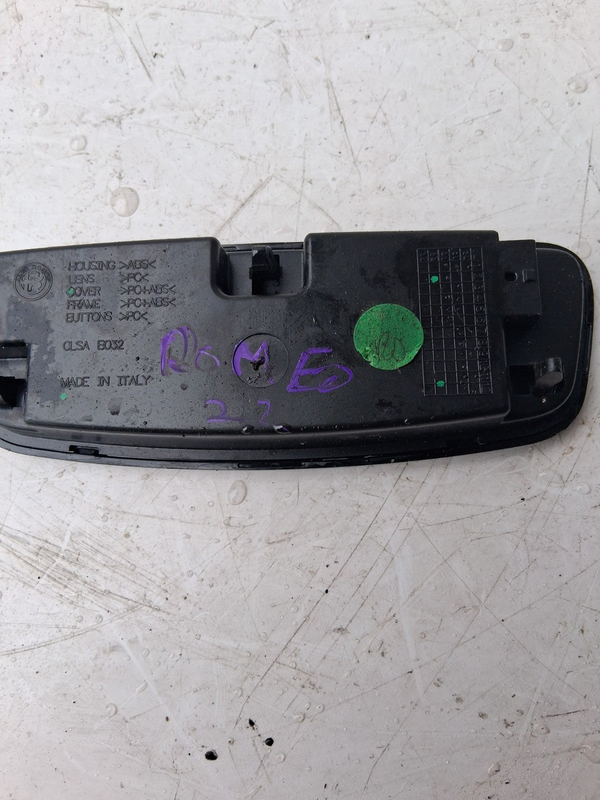 ALFA STEVLIO Q4 2022 REAR INTERIOR ROOF READING LIGHT 01561305540