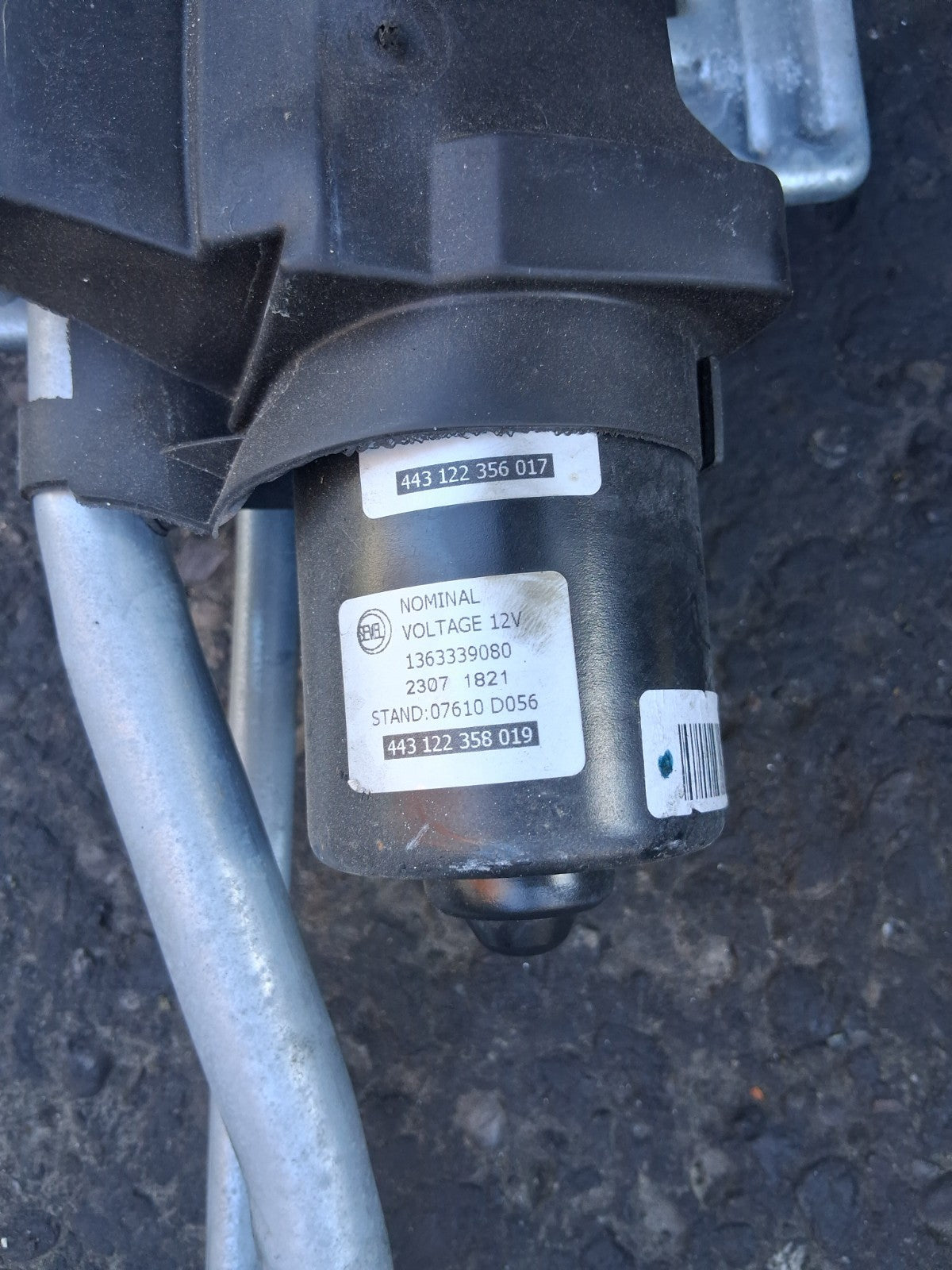 2024 FIAT DUCATO MK3 FACELIFT FRONT WINDSCREEN WIPER MOTOR & LINKAGE 1363339080