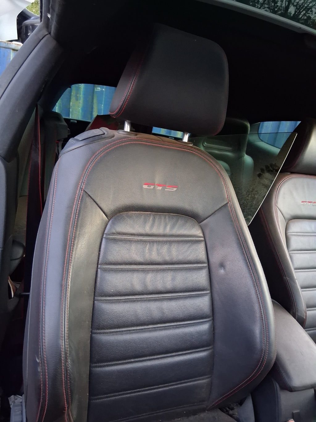 2014 VW VOLKSWAGEN SCIROCCO MK3 OSF DRIVER SIDE FRONT RIGHT LEATHER SEAT