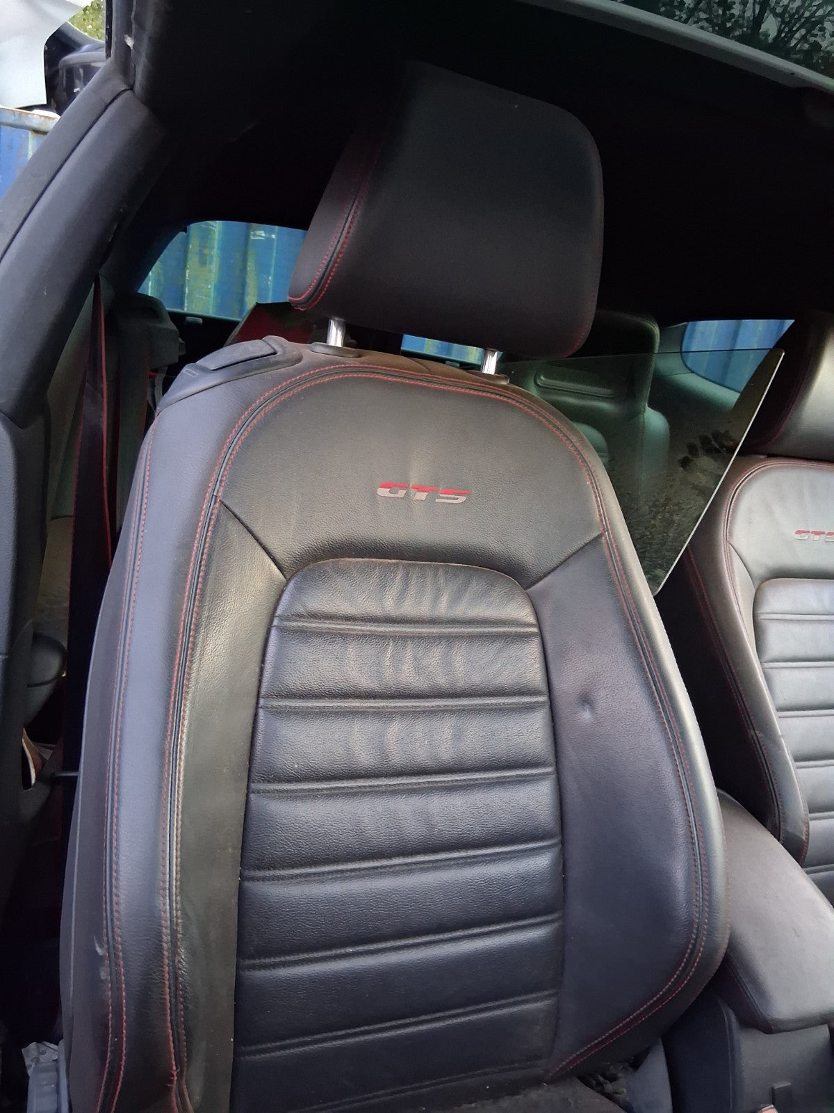 2014 VW VOLKSWAGEN SCIROCCO MK3 OSF DRIVER SIDE FRONT RIGHT LEATHER SEAT