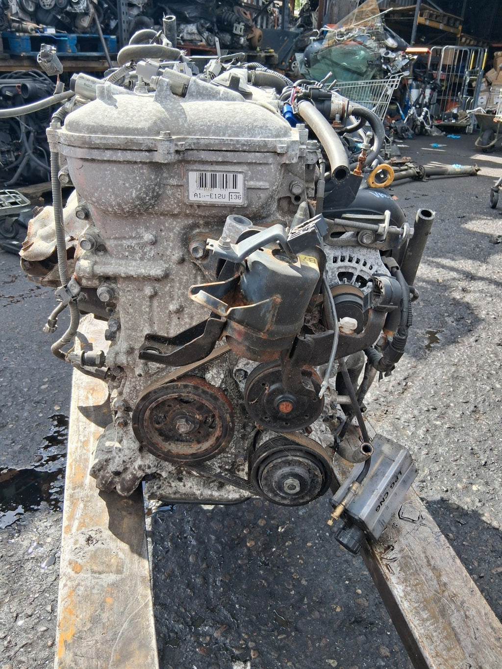 2017 TOYOTA VERSO 1.6 BI FUEL VALVEMATIC COMPLETE ENGINE 1ZR FAE 1ZR-FAE