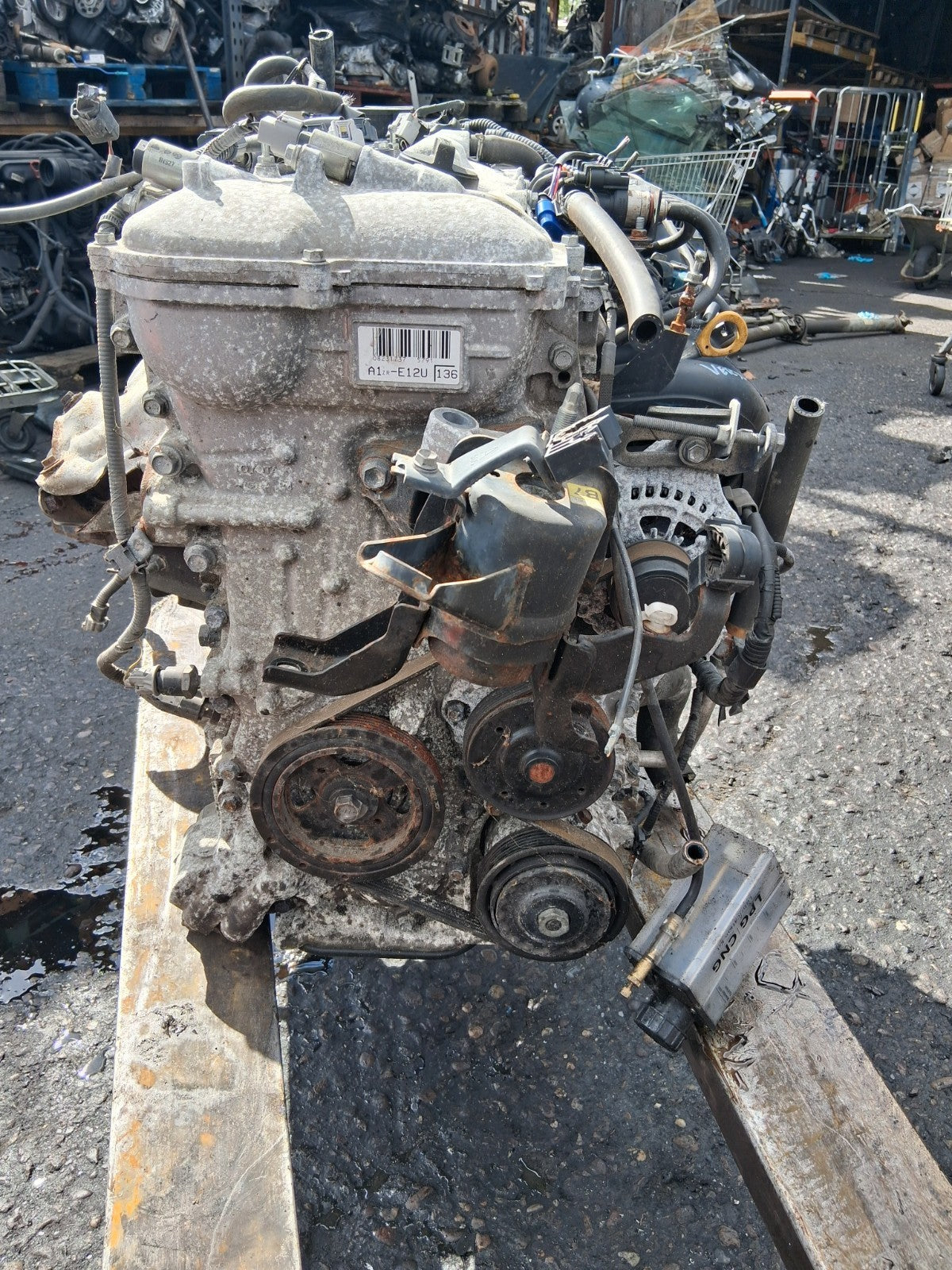 2017 TOYOTA VERSO 1.6 BI FUEL VALVEMATIC COMPLETE ENGINE 1ZR FAE 1ZR-FAE