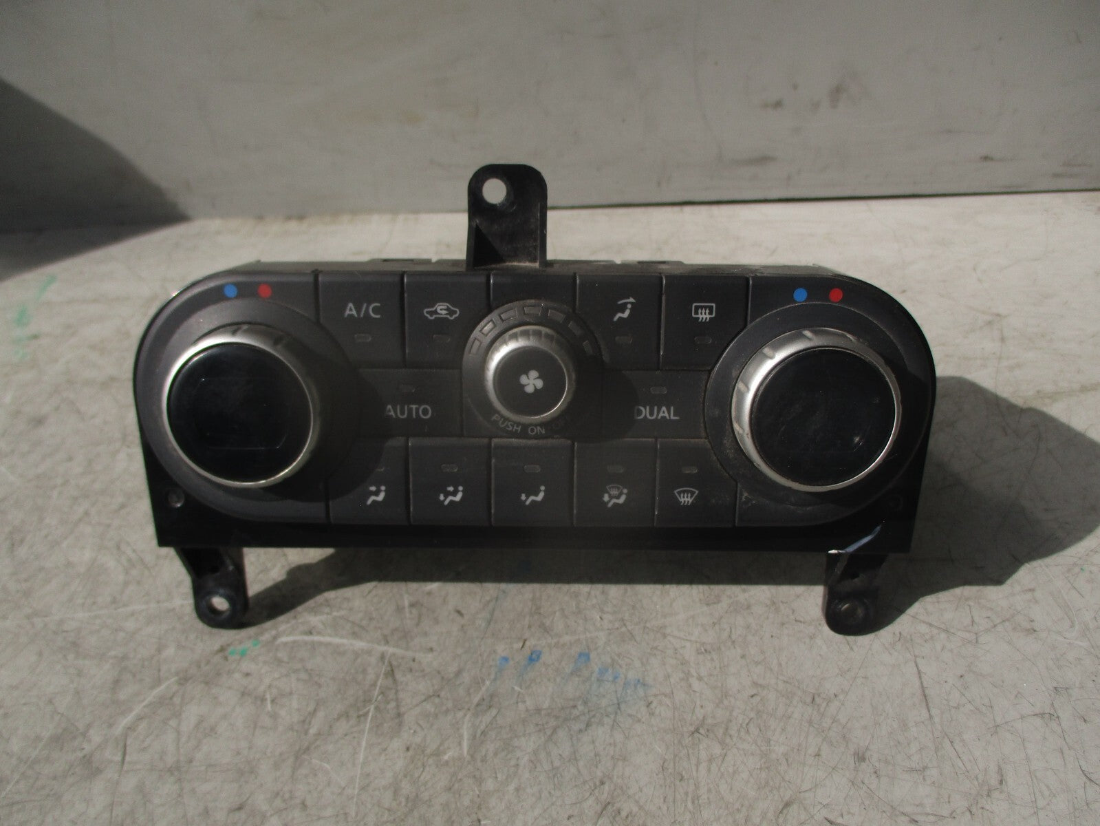 2012 NISSAN QASHQAI J10 HEATER CLIMATE CONTROL SWITCH PANEL 27500BR56D