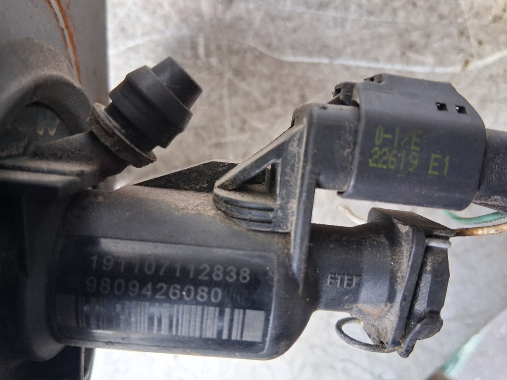 2019 PEUGEOT 308 CLUTCH MASTER CYLINDER 9809426080
