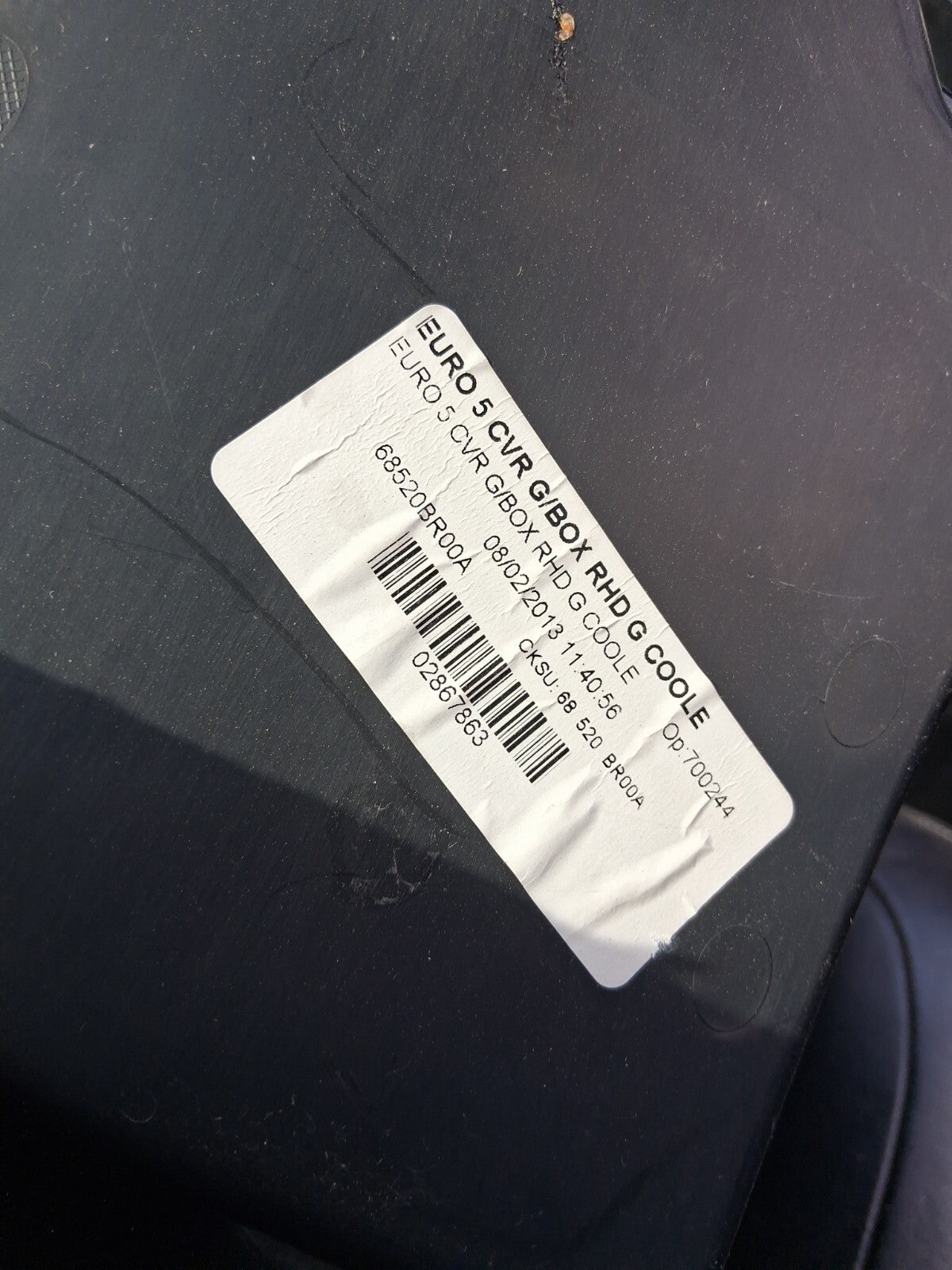 2013 NISSAN QASHQAI J10 DASHBOARD GLOVE BOX FRONT STORAGE COMPARTMENT 68520BR00A