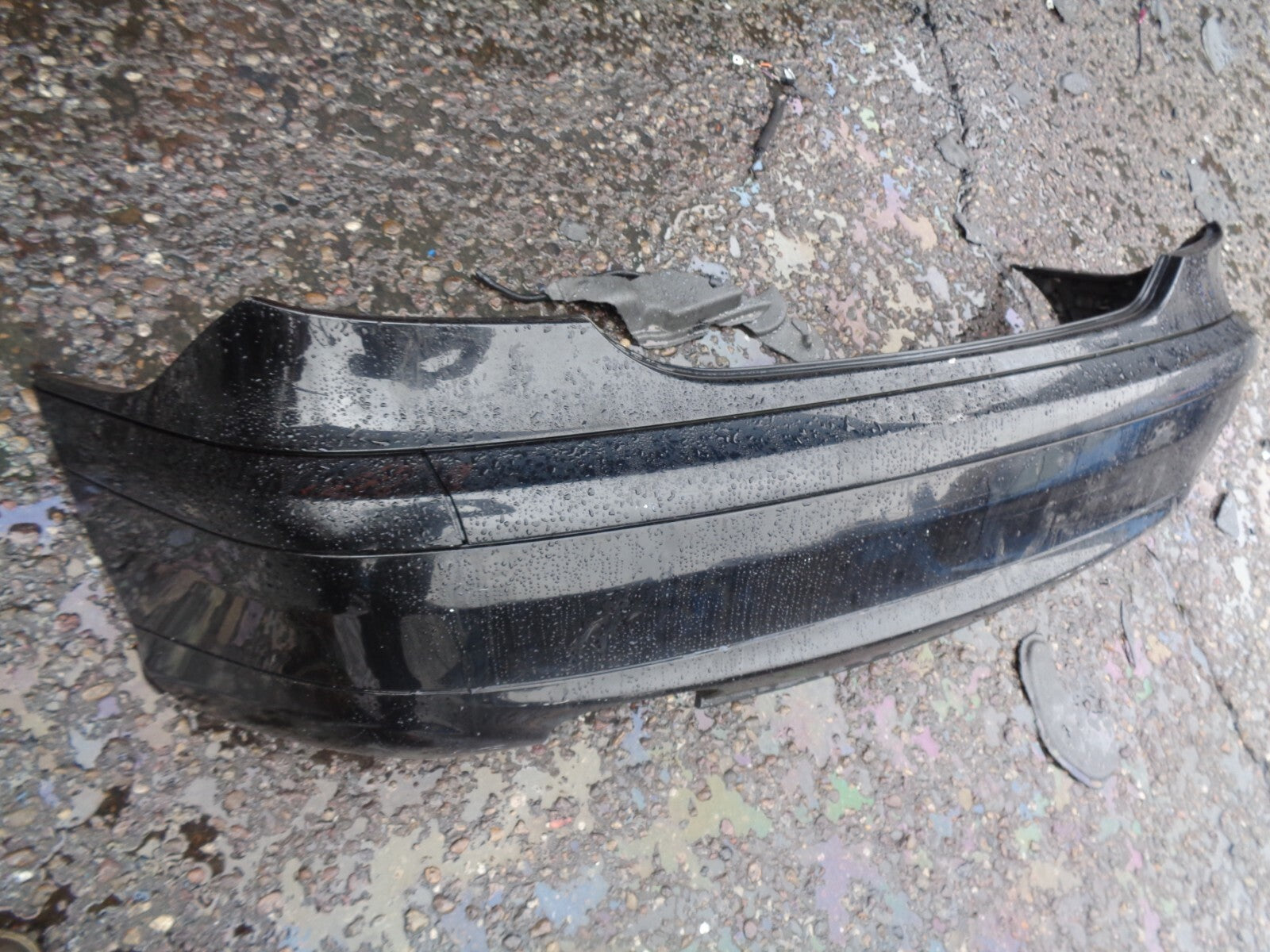 MERCEDES BENZ C-CLASS CL203 COUPE 2006 COMPLETE  REAR BUMPER BLACK