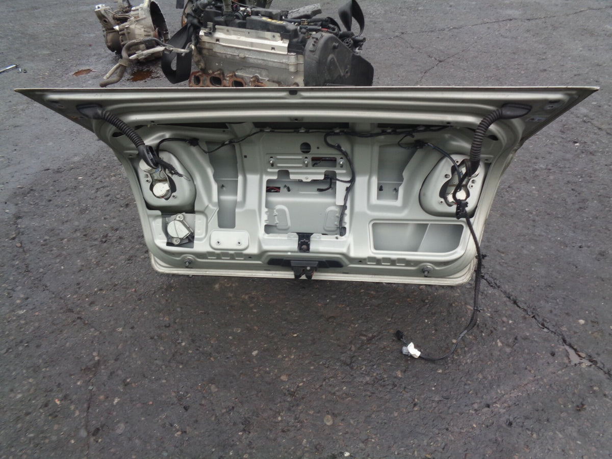 SAAB 93 9-3 CONVERTIBLE 2006 REAR BOOTLID HATCHBACK COMPLETE SILVER 293