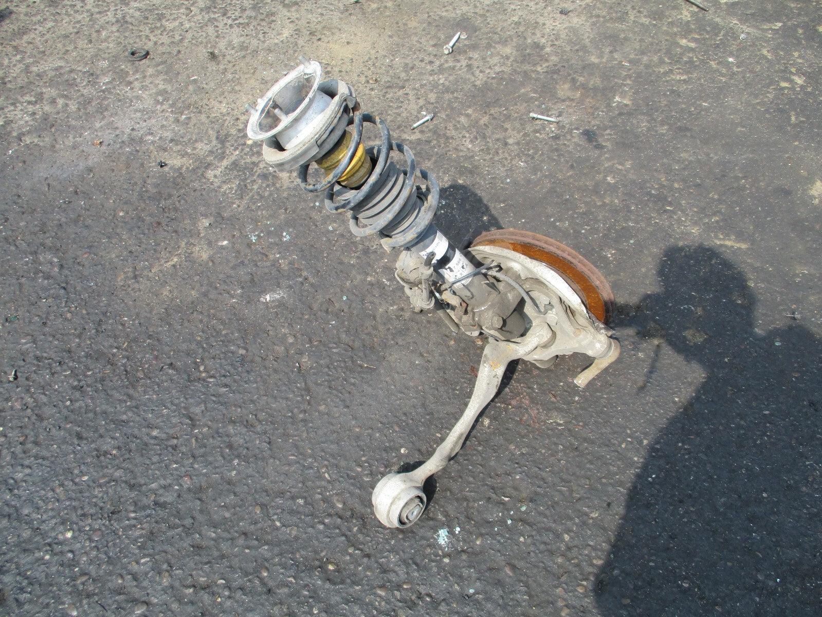 BMW 1 SERIES E82 2009 OS DRIVER SIDE HUB LEG SHOCK CONTROL ARMS