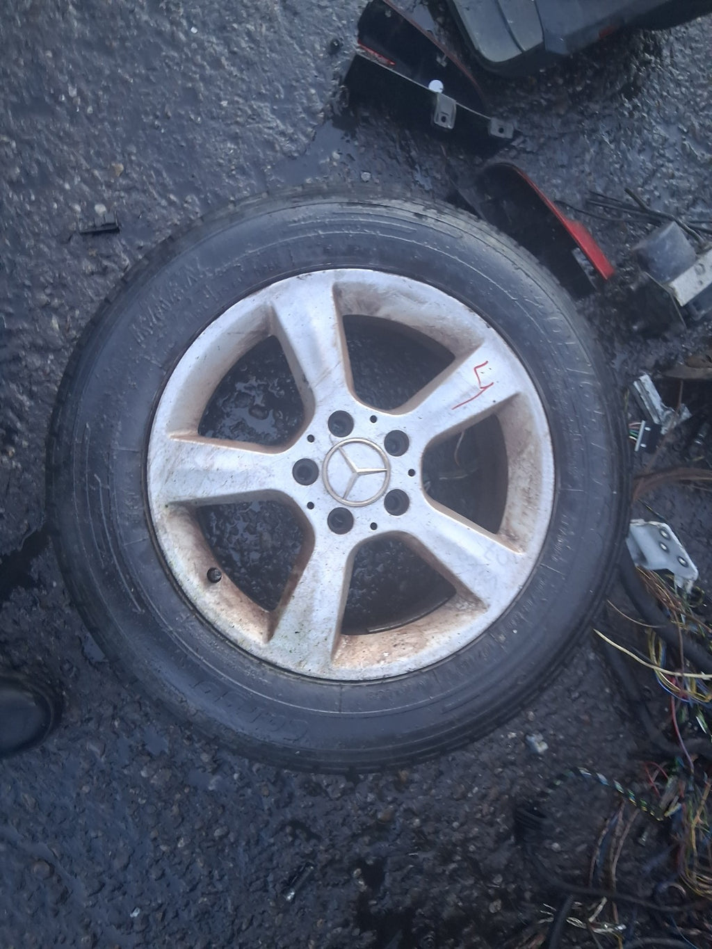 2007 MERCEDES BENZ VITO W639 16 INCH ALLOY WHEEL WITH TYRE 205/65R16