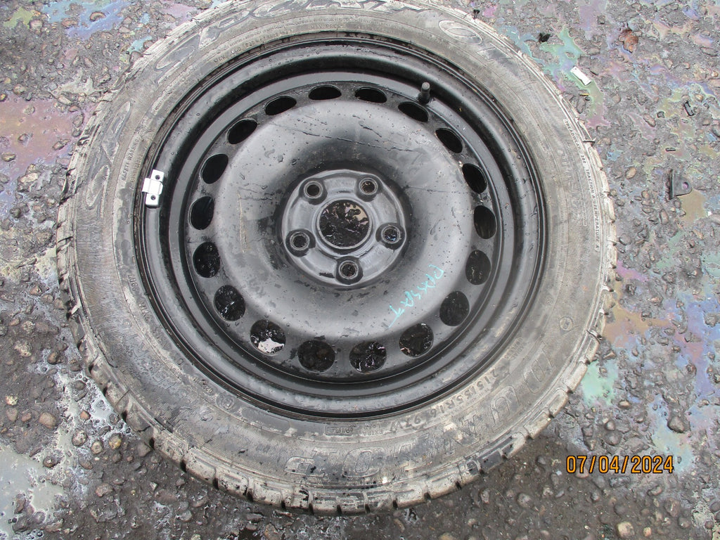 VW VOLKSWAGEN PASSAT B6 2008 16 STEEL WHEEL WITH TYRE 215/55R16