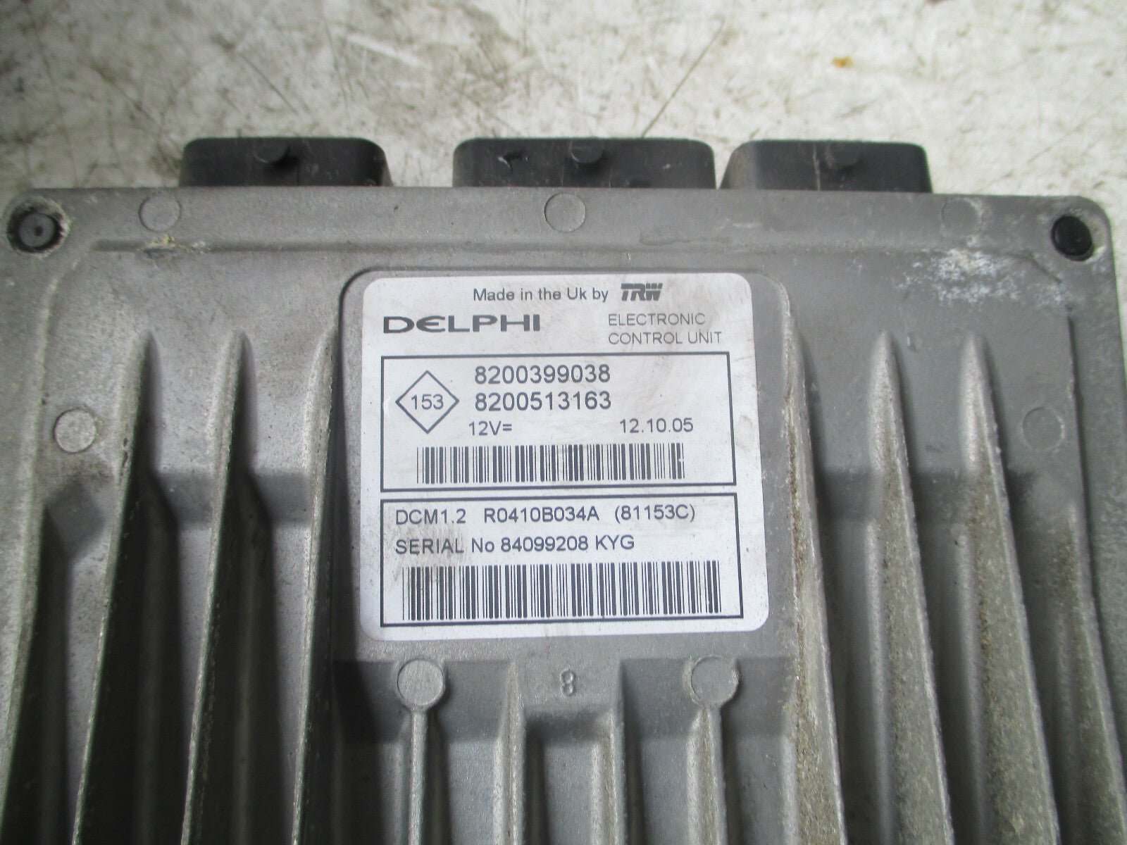 RENAULT MEGANE MK3 2015 1.5 DIESEL ECU ENGINE CONTROL MODULE UNIT 8200399038