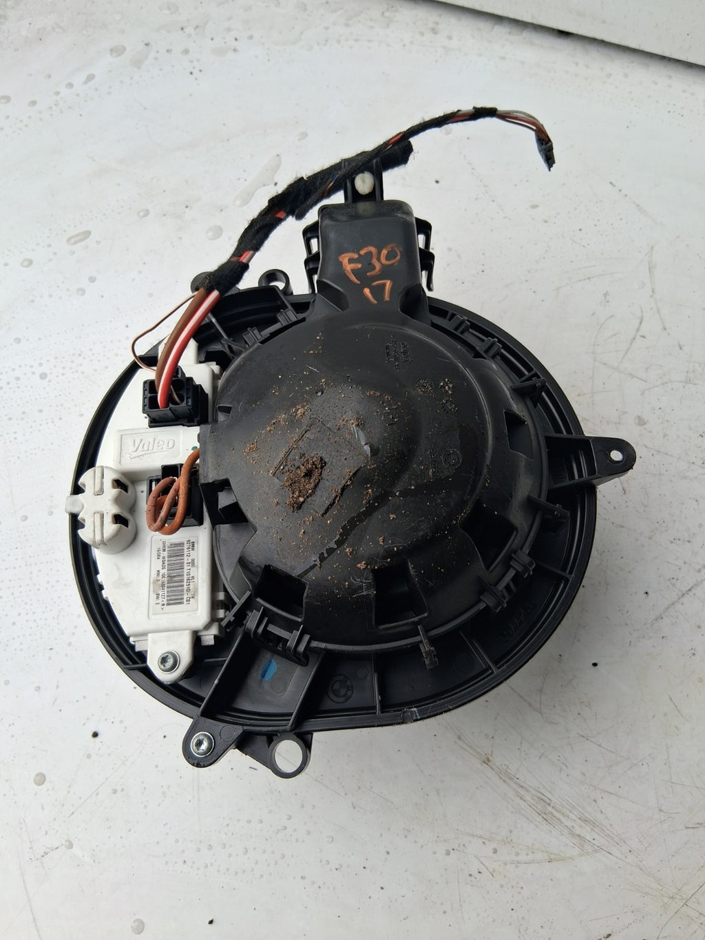 2017 BMW 3 SERIES F30 HEATER BLOWER MOTOR FAN RESISTOR 927611201