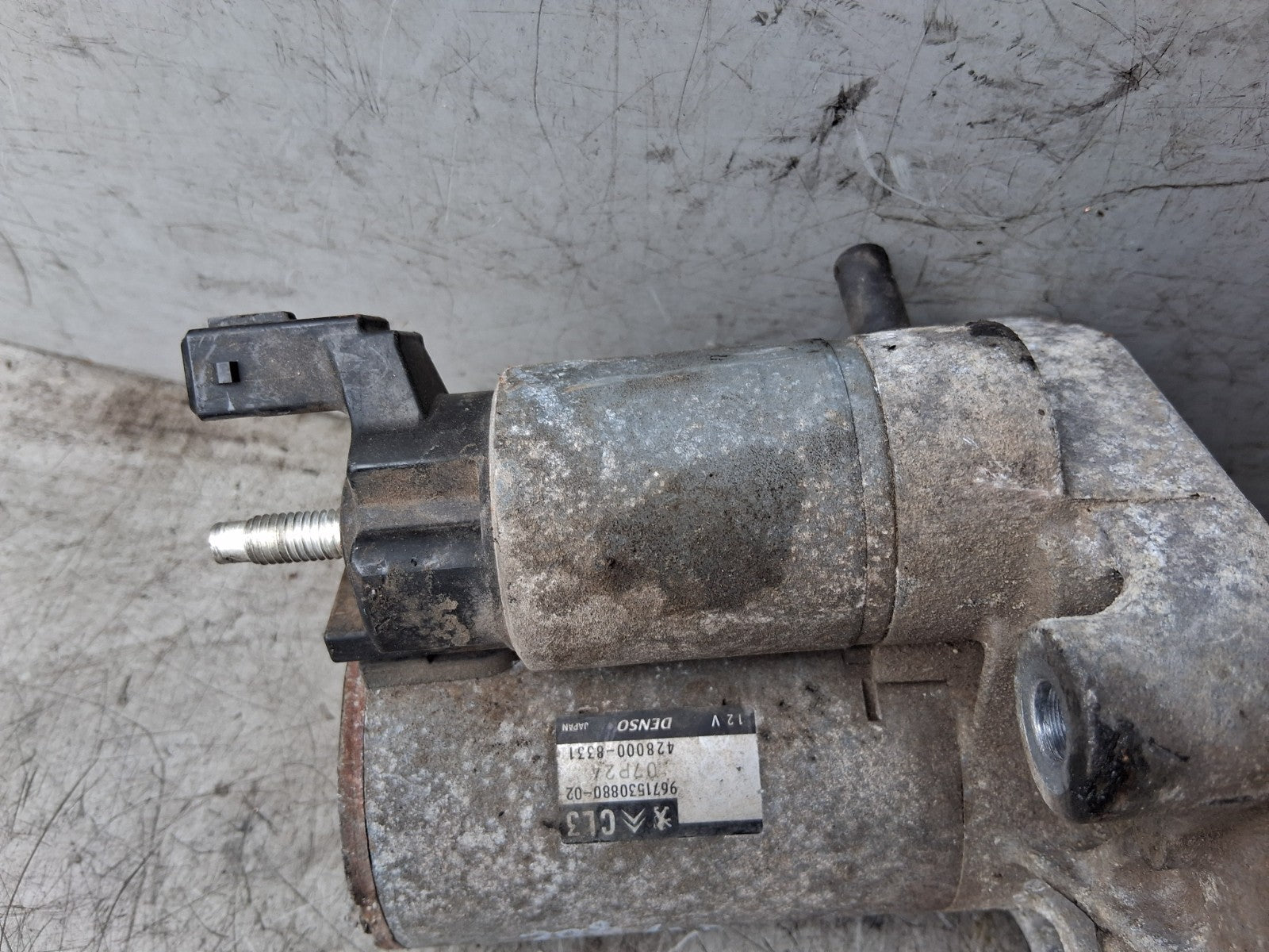 2012 PEUGEOT 208 1.2 PETROL STARTER MOTOR 9671530880
