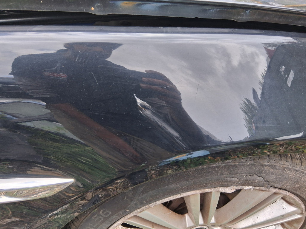 2012 JAGUAR XJ X351 OSF DRIVER SIDE FRONT RIGHT WING FENDER BLACK