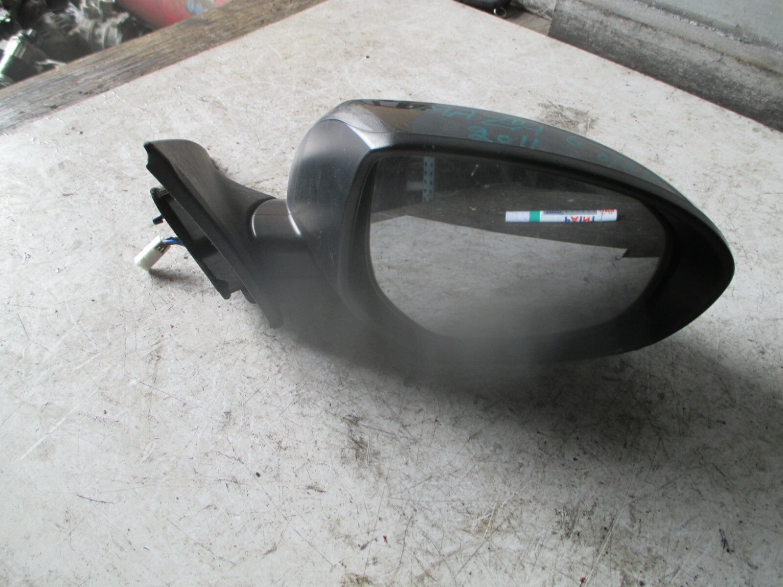 MAZDA 6 2011 MK2 OSF FRONT DRIVER SIDE WING MIRROR SILVER