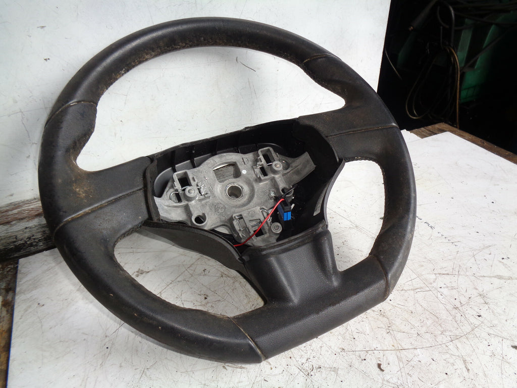 CITROEN C3 MK2 2010 3 SPOKE BLACK STEERING WHEEL 96842235ZD
