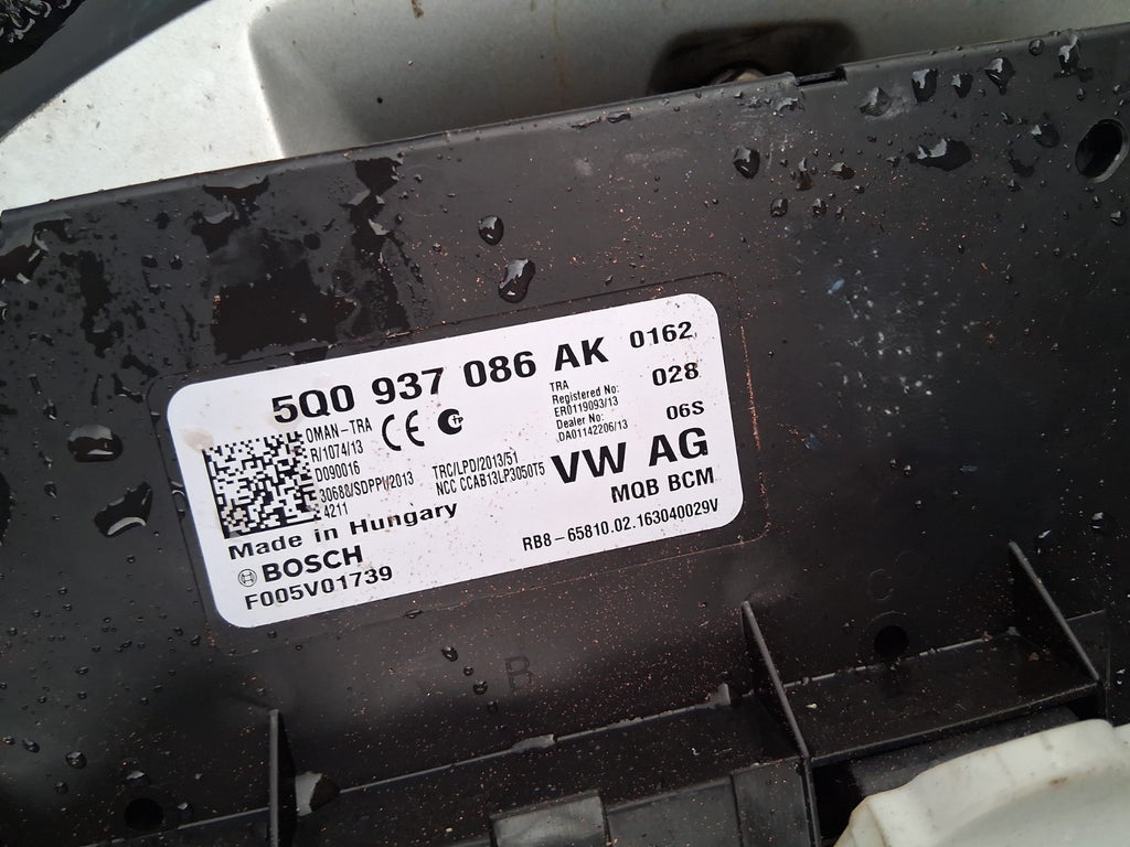 2018 VW VOLKSWAGEN PASSAT B8 ESTATE BCM BODY CONTROL MODULE 5Q0937086