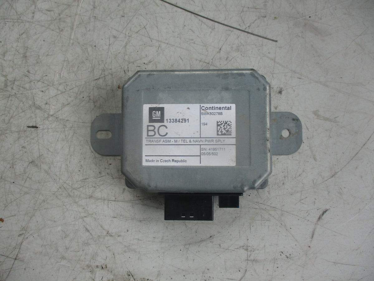 VAUXHALL INSIGNIA A MK1 SAT NAV NAVIGATION TELEPHONE SUPPLY MODULE 13384291