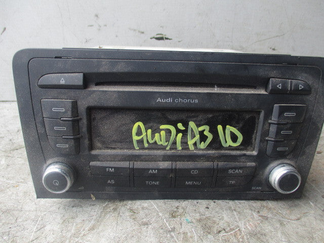 2009 AUDI A3 8P RADIO STEREO CD PLAYER HEAD UNIT 8P0035152E