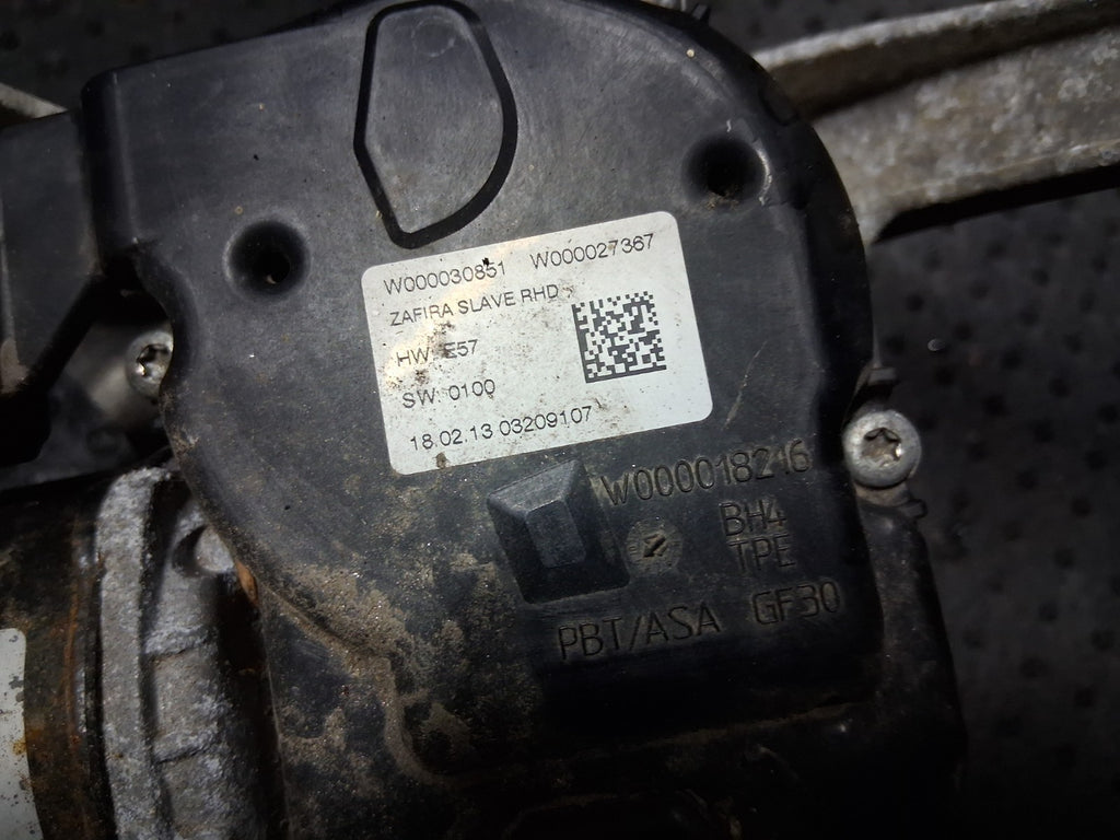 2018 VAUXHALL ZAFIRA C NSF WIPER MOTOR LINKAGE FRONT LEFT W000030851
