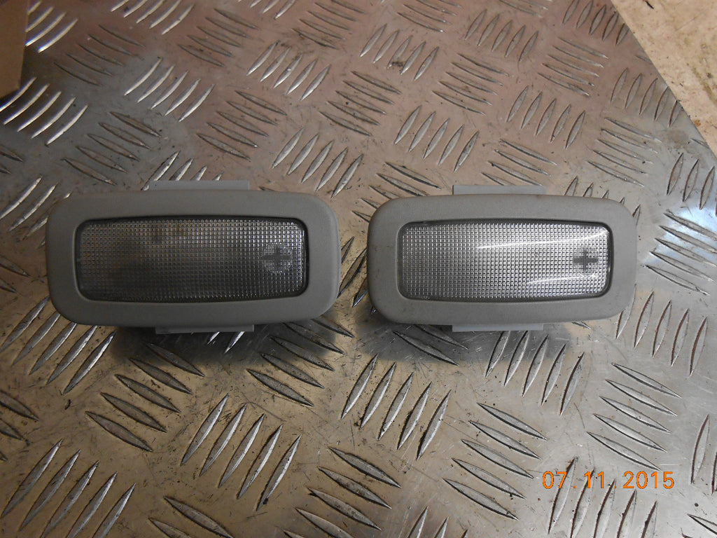 FIAT BRAVO MK2 2007 2 X INTERIOR ADJUSTABLE READING MAP COURTESY LIGHT
