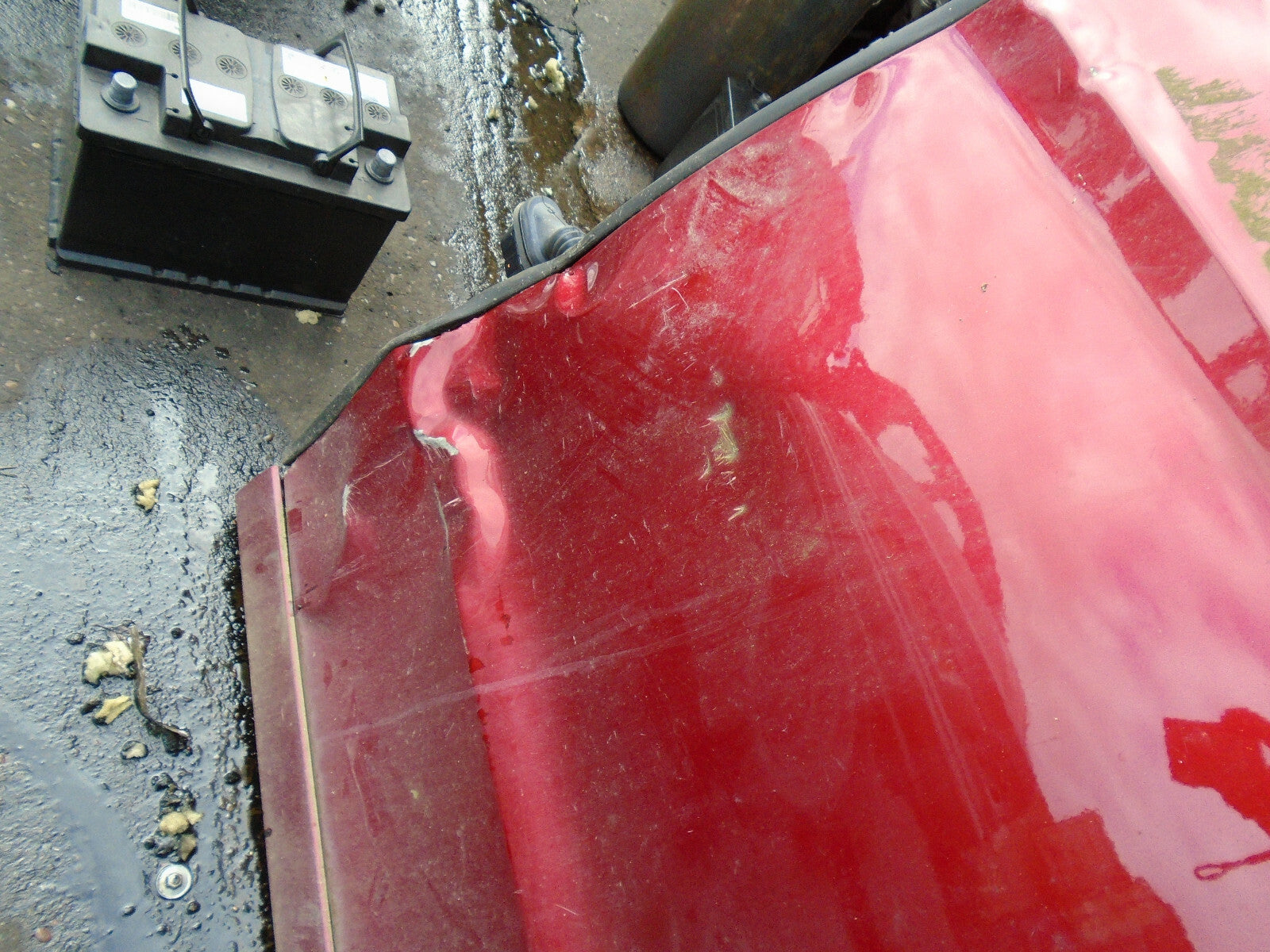 FORD S MAX MK2 2018 NSR PASSENGER SIDE REAR DOOR BARE DAMAGED RED