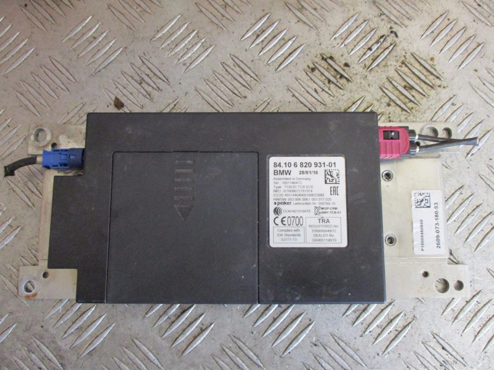 BMW 1 SERIES F20 2016 CONTROL UNIT MODULE  550760-10