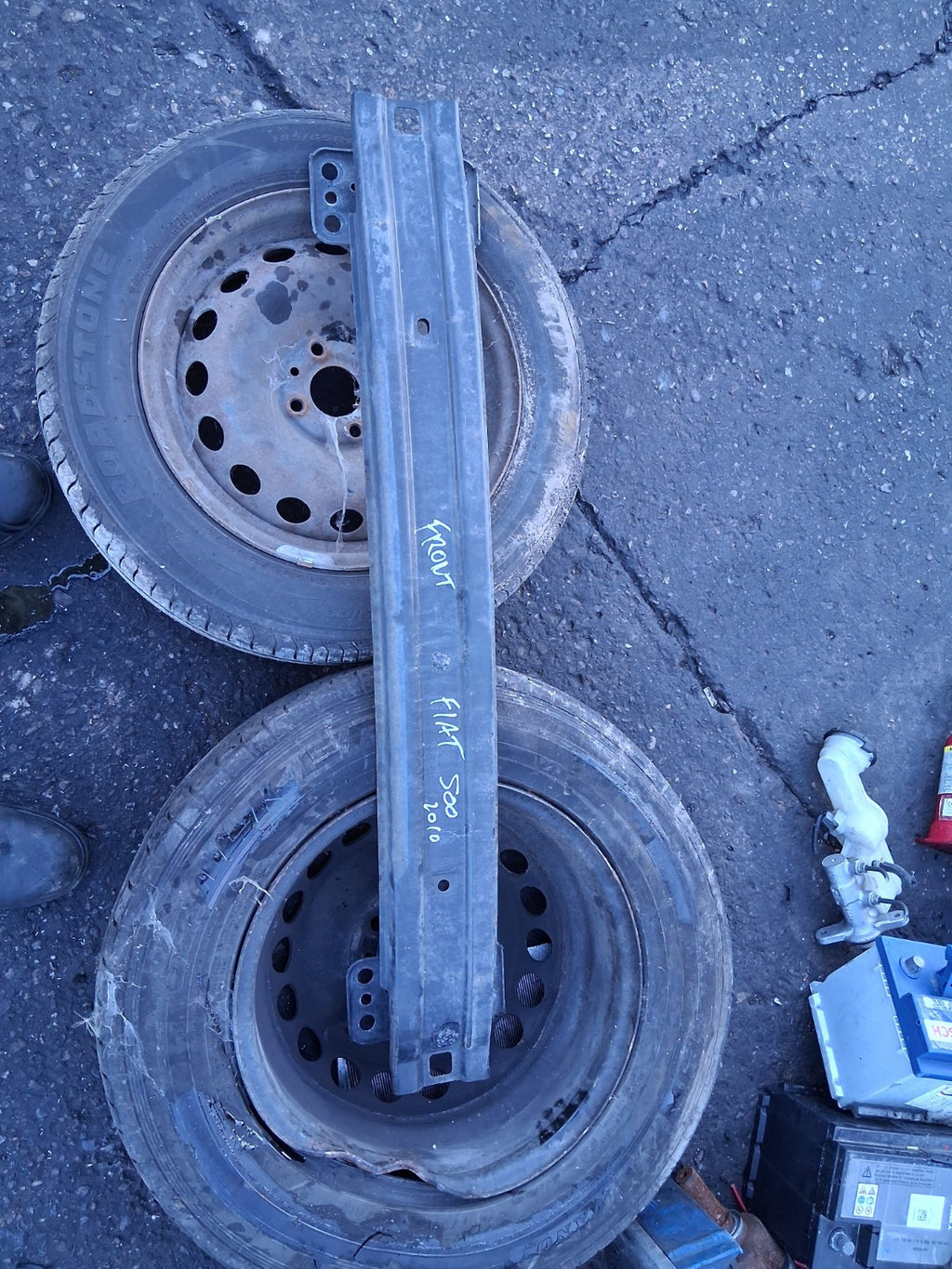 2010 FIAT 500 LOUNGE MK1 FRONT BUMPER REINFORCEMENT CRASH BAR